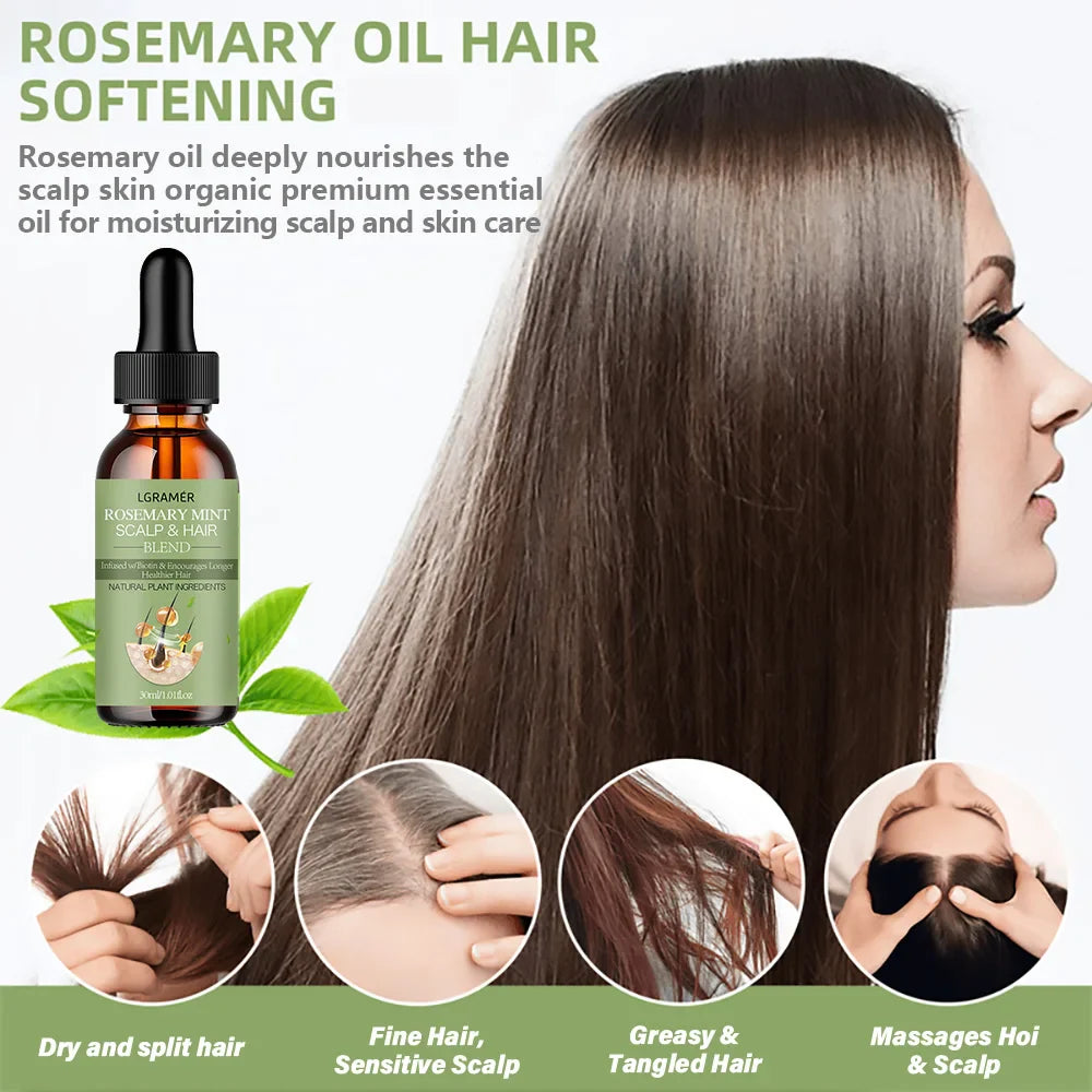 LGRAMER Organic Rosemary Essential Oil