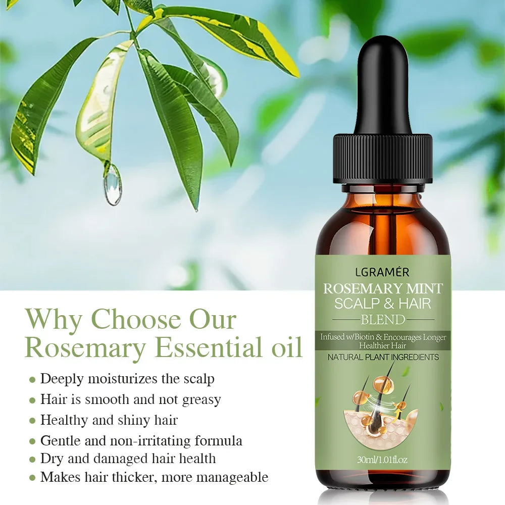 LGRAMER Organic Rosemary Essential Oil