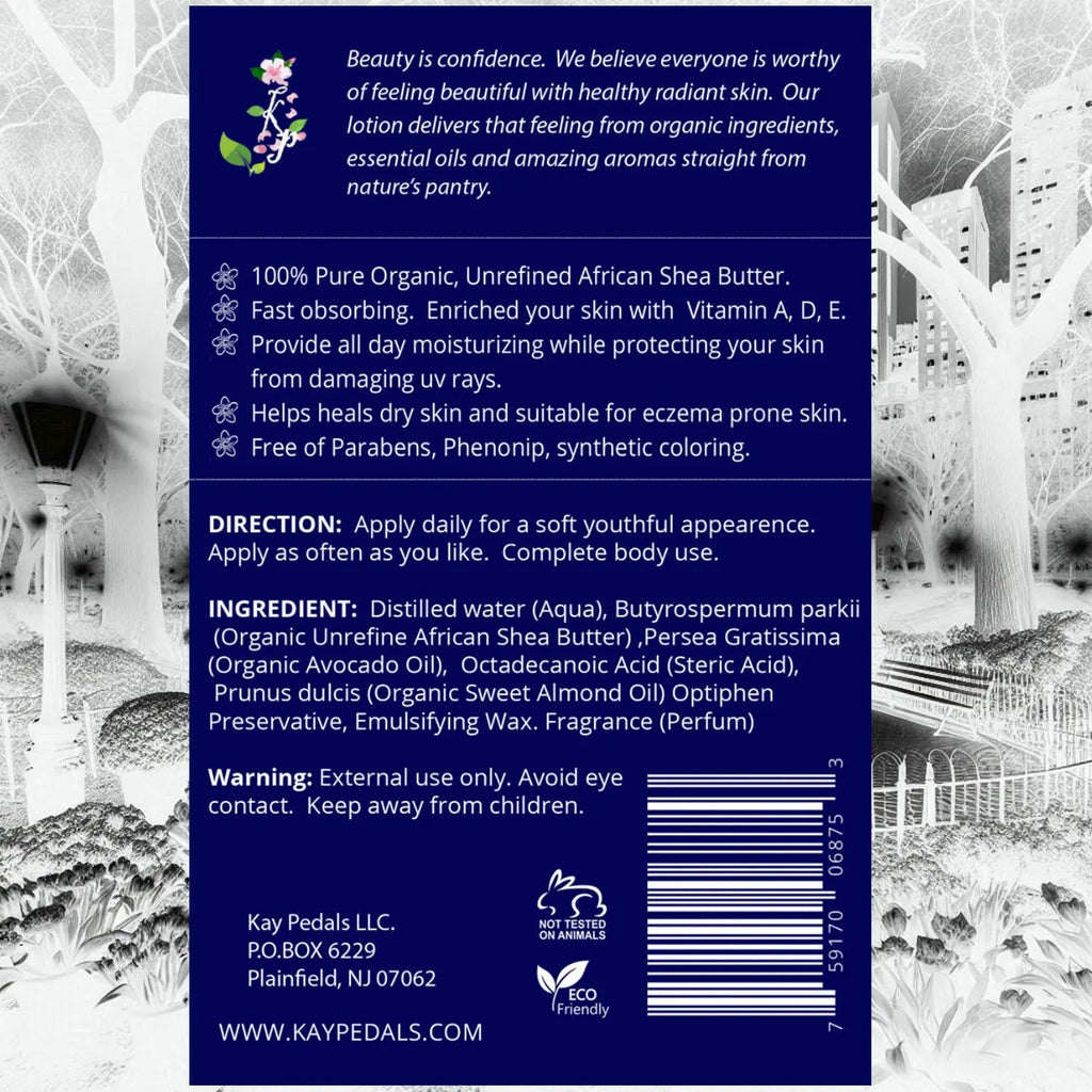 Manhattan Natural Organic Body Lotion 12oz