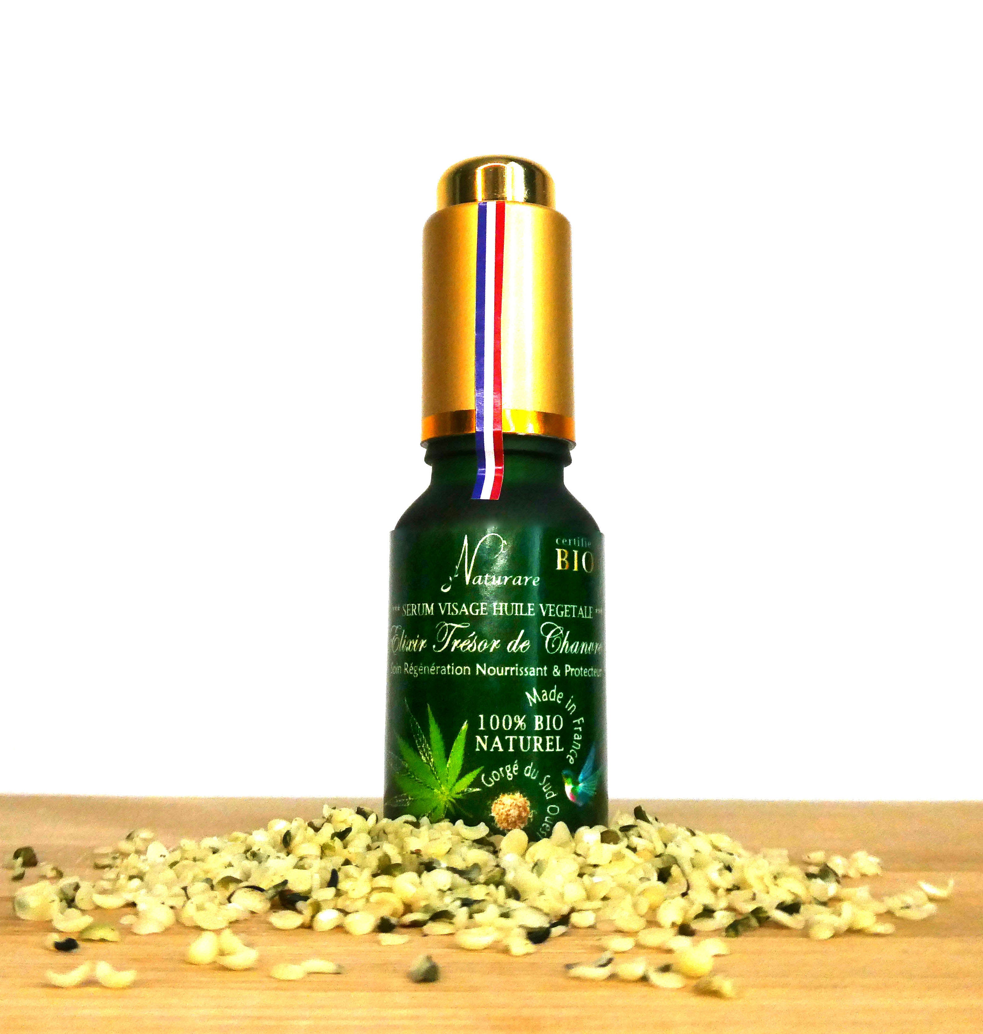 DROP - ELIXIR TRESOR DE CHANVRE BIO -  Huile Végétale, Compléments Alimentaire