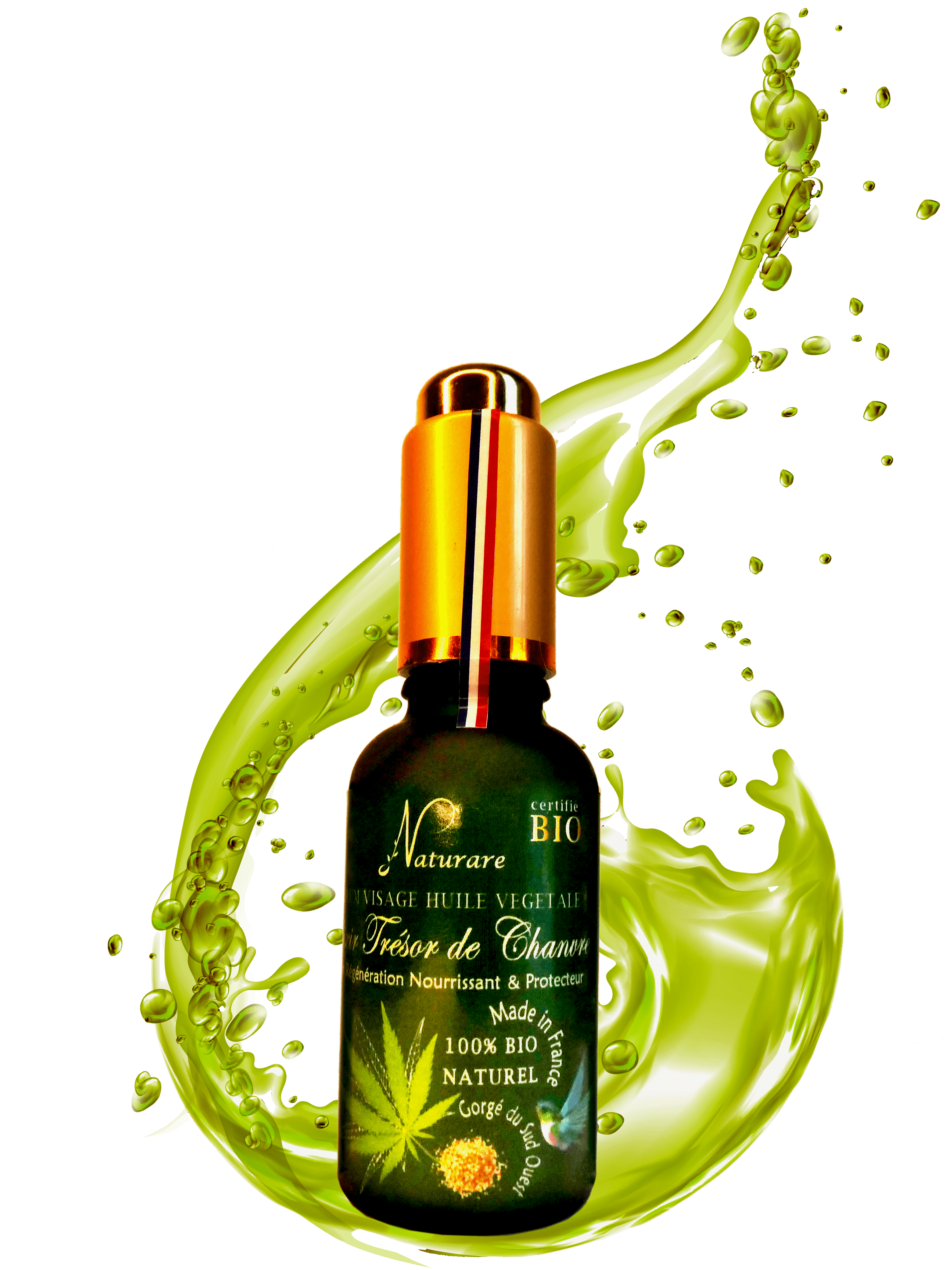 ORGANIC HEMP TREASURE ELIXIR - Vegetable Oil Serum Food Supplement